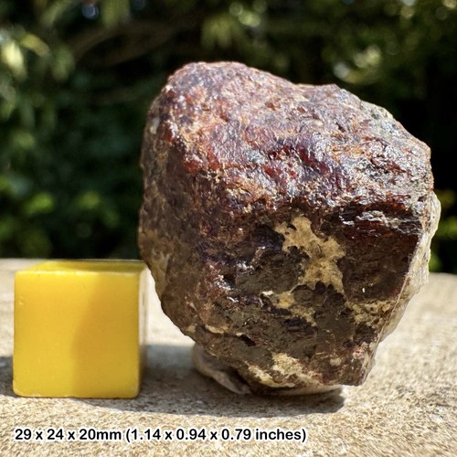 Brown garnet natural - brown,