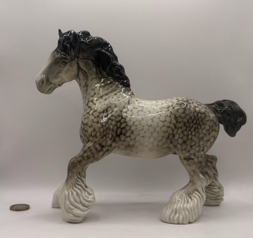 Beswick rocking horse grey - beswick,