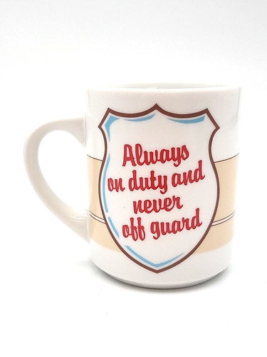 Police officer coffee cup - coffee,
