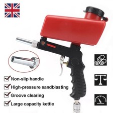 1/4" Air Sandblasting Gun Handheld Sand Blaster Portable Shot Media Blasting NEW