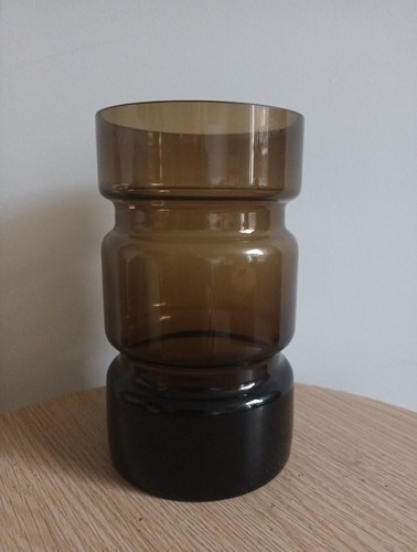 Vintage hand blown smoked - vintage,