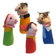 Family Puppets Set - Set of 4