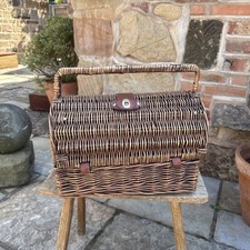  Wicker Woven Hamper Basket Perfect Toys Blankets & Picnics Garden Storage