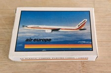 Air Europe Playing Cards. Complete Set Airlines Aviation
