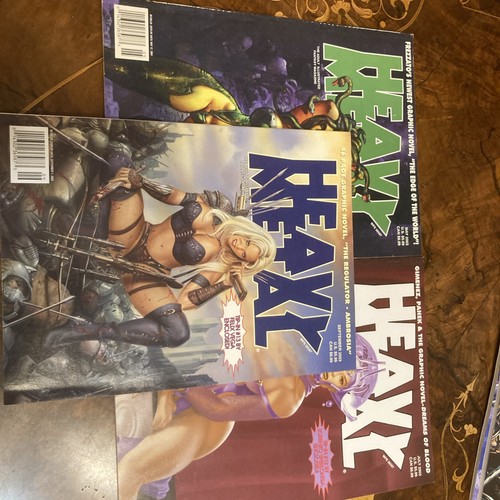 Heavy metal magazine - heavy, x3