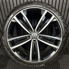 1X 18'' GENUINE VW GOLF GTD SEVILLE GT GTI MK7 ALLOY WHEEL TYRE 5G0601025CM