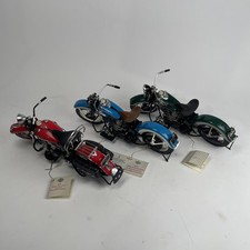Lot Of 3 Franklin Mint Harley