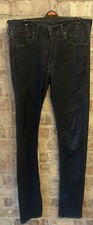 Levis 510 Waxed Jeans W32 L34