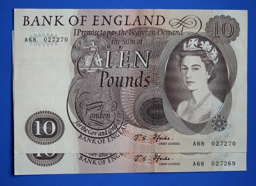 1967 bank england ten - 1967, of