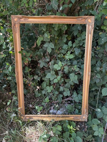 Large huge vintage - large, gold