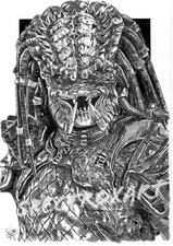 Predator original art city - predator,