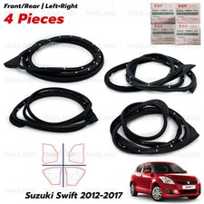 For Suzuki Swift 1.2L GL GLX 2012 17 Set 4Dr Door Rubber Seal Weatherstrip