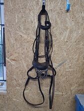 Collegiate Double Bridle, Rugby Pelham & Reins, Brown (Ref: 65Y)