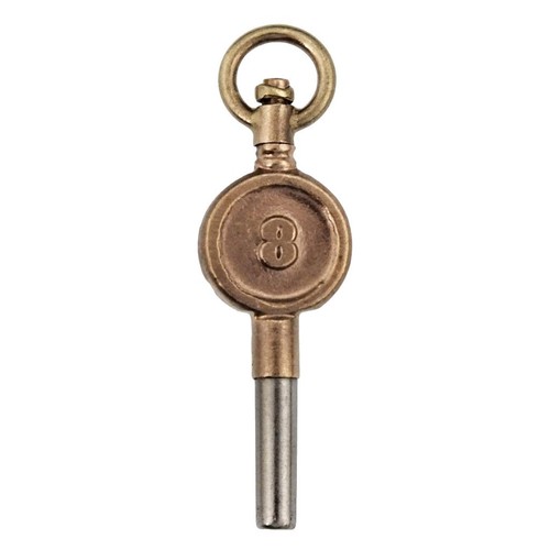 Antique pocket watch key size - watch,