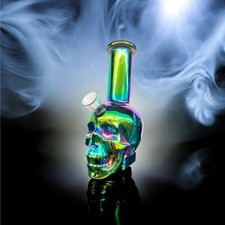 Skull Glass Bong Water pipe |