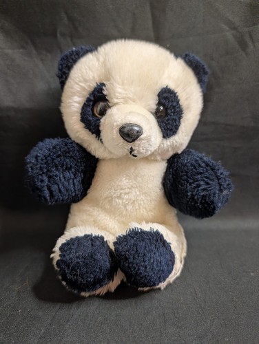 Retro panda bear stuffed - panda,