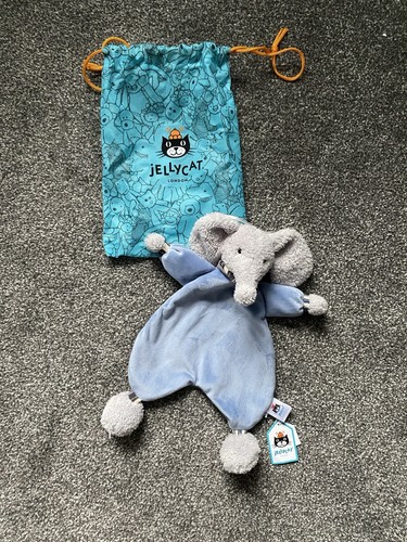 Jellycat lingley elephant blue - lingley,
