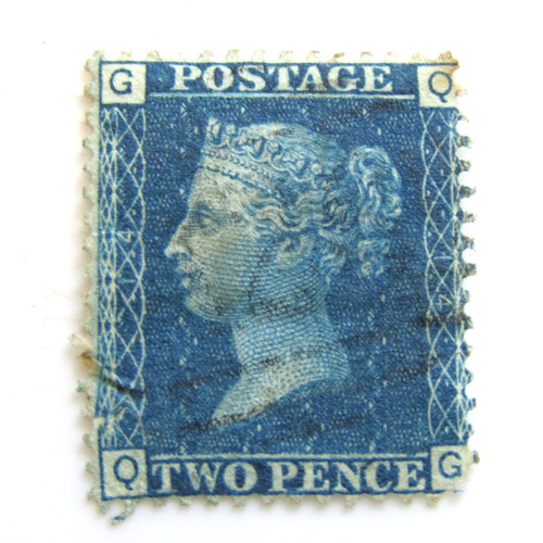 Queen victoria two penny - gb,