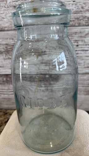 Antique globe clear - clear, green