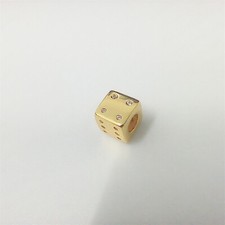 lucky dice charm gift bag pandora gold