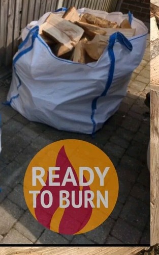 Ton bag kiln dried hardwood - bag,