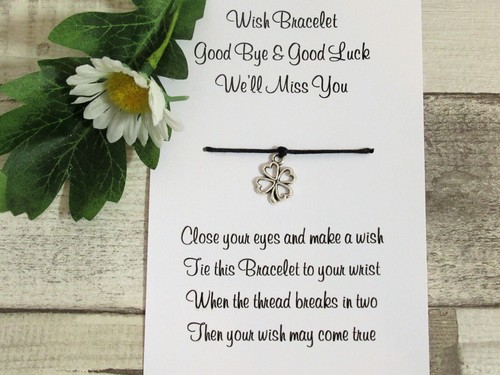 Goodbye wish bracelet - wish,