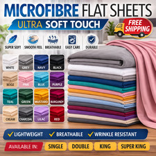 Luxury Microfibre Flat Sheet