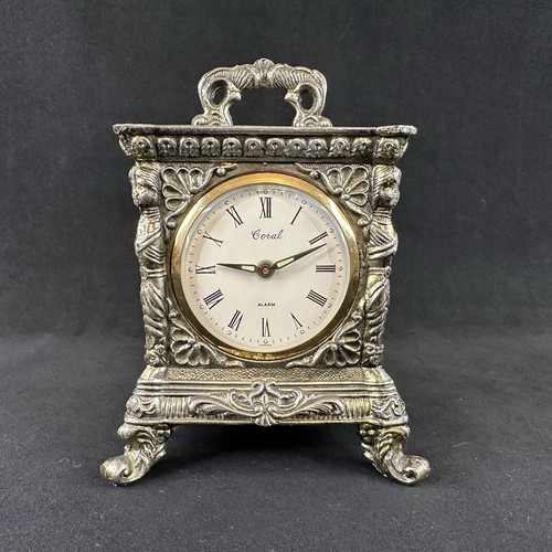 Vintage coral metal ornate - coral,