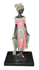 Art deco style african - deco, lady