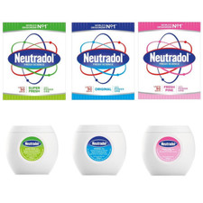 6x135g Neutradol Air Freshener Gel Super Fresh Original Fresh Pink  Odor Remover