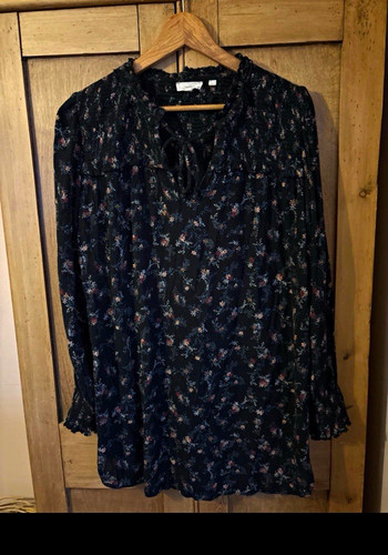 Fatface black floral - floral, neck