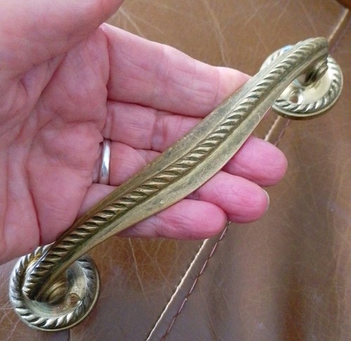 Old brass georgian - bow, door