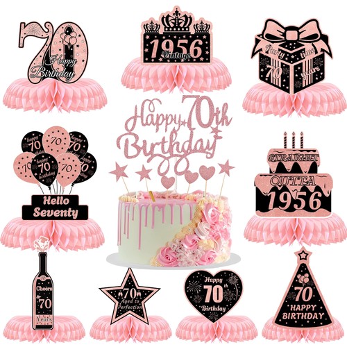 70th birthday table - birthday,