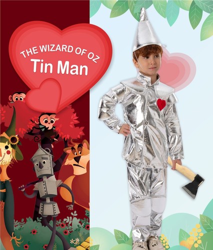 Kids cosplay tin man - kids, costume