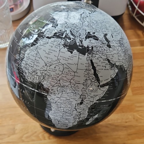 Black grey tabletop world - &,