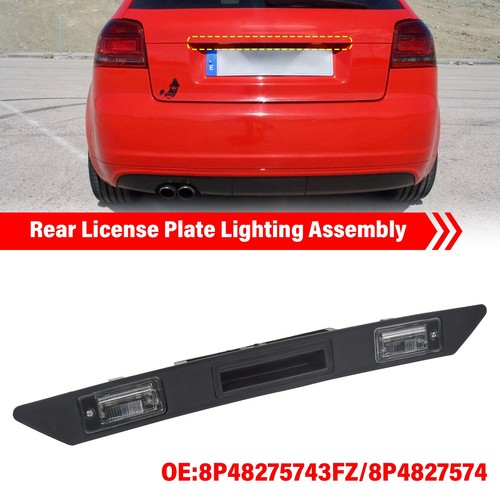 Boot handle number plate light - boot,