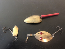 3 Vintage Brass Spoons Hardy