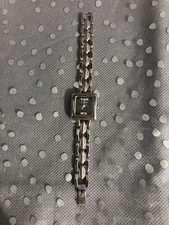 Guess Silver Tone Metal Square Face Watch Small