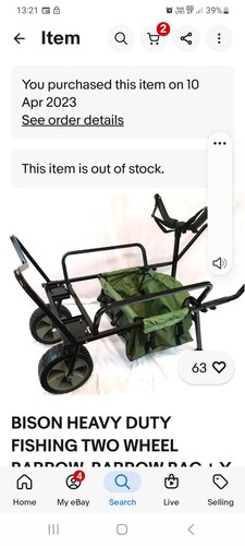 Fishing trolley does the job - fishing, job..