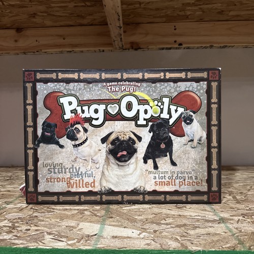 Pug opoly board game family - pug,