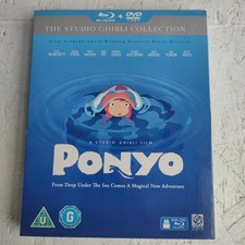 Ponyo Double Play Blu-Ray + DVD Region 2 - New, Sealed. With Slipcase.