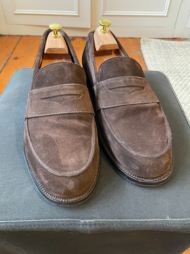 Grenson epsom brown suede - epsom,