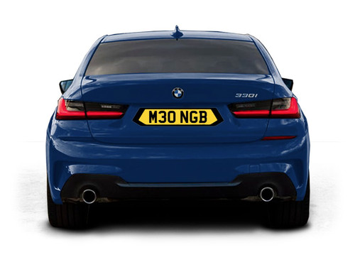 Registration number plate - registration,