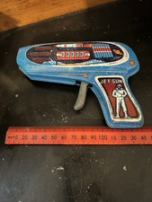 Vintage Jet Gun Tin Plate Toy
