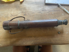 NEGRETTI & ZAMBRA BRASS  TELESCOPE working order. 1917 Antique