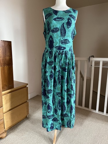 Vintage long dress - long, green