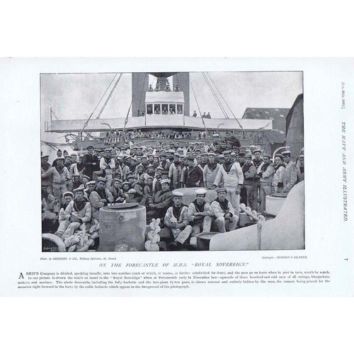Crew the forecastle hms - the,