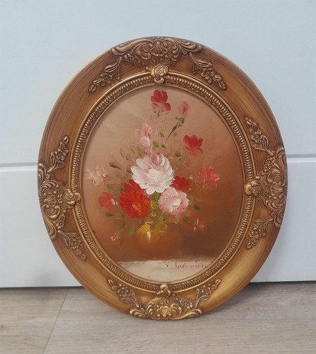 Vintage oil painting still - oil,