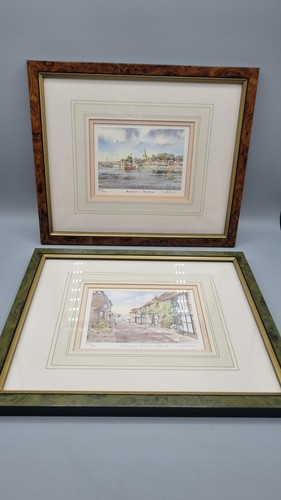 Burton prints pair - w, sussex
