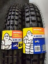 Michelin X11 Trial Competition Front & Rear Tyres ( Pair ) 